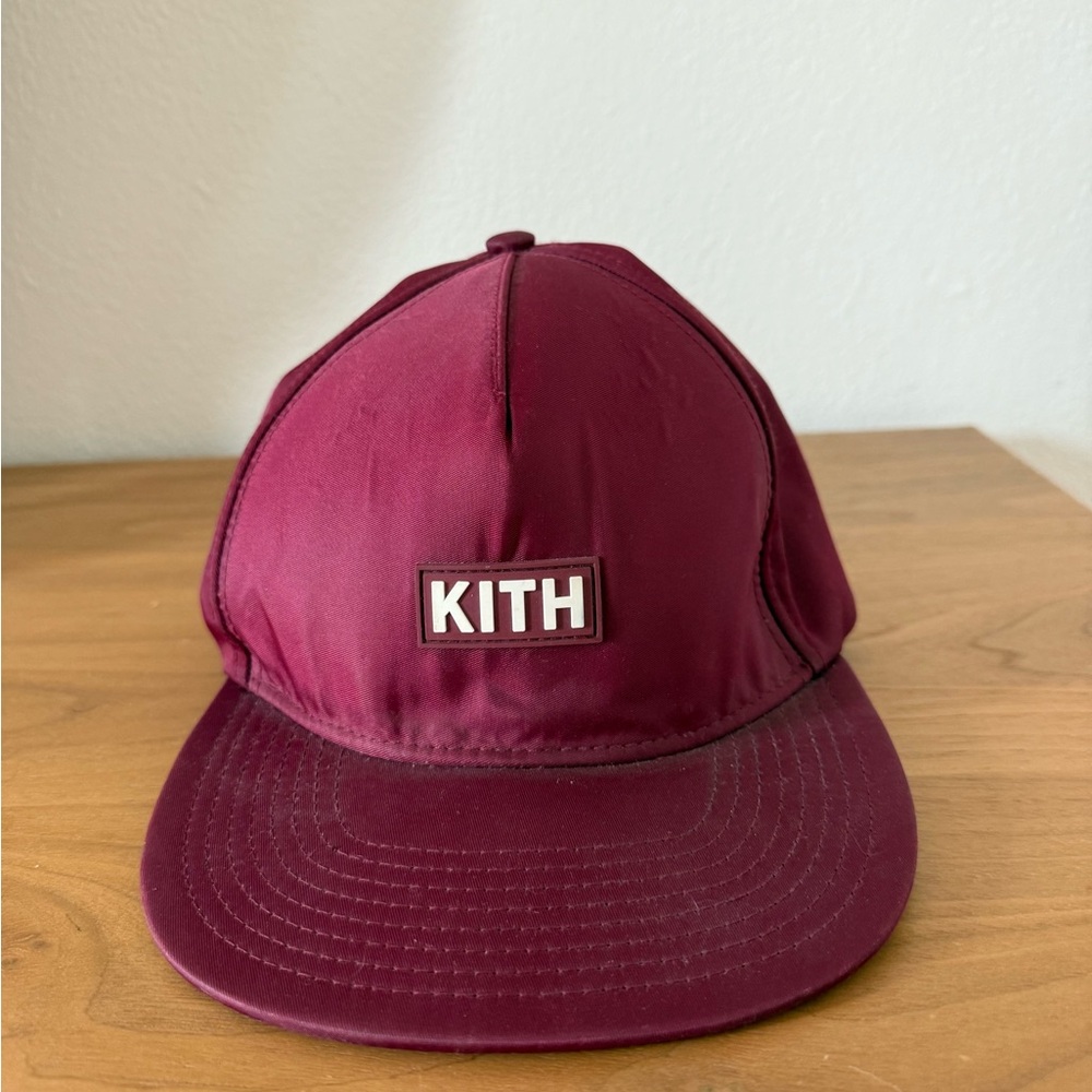 Kith Just Us Nylon Burgendy Hat